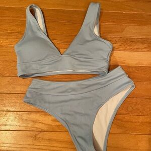 SHEIN blue swimsuit set